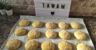 بريوش بكريمة الشكلاط بدون بيض